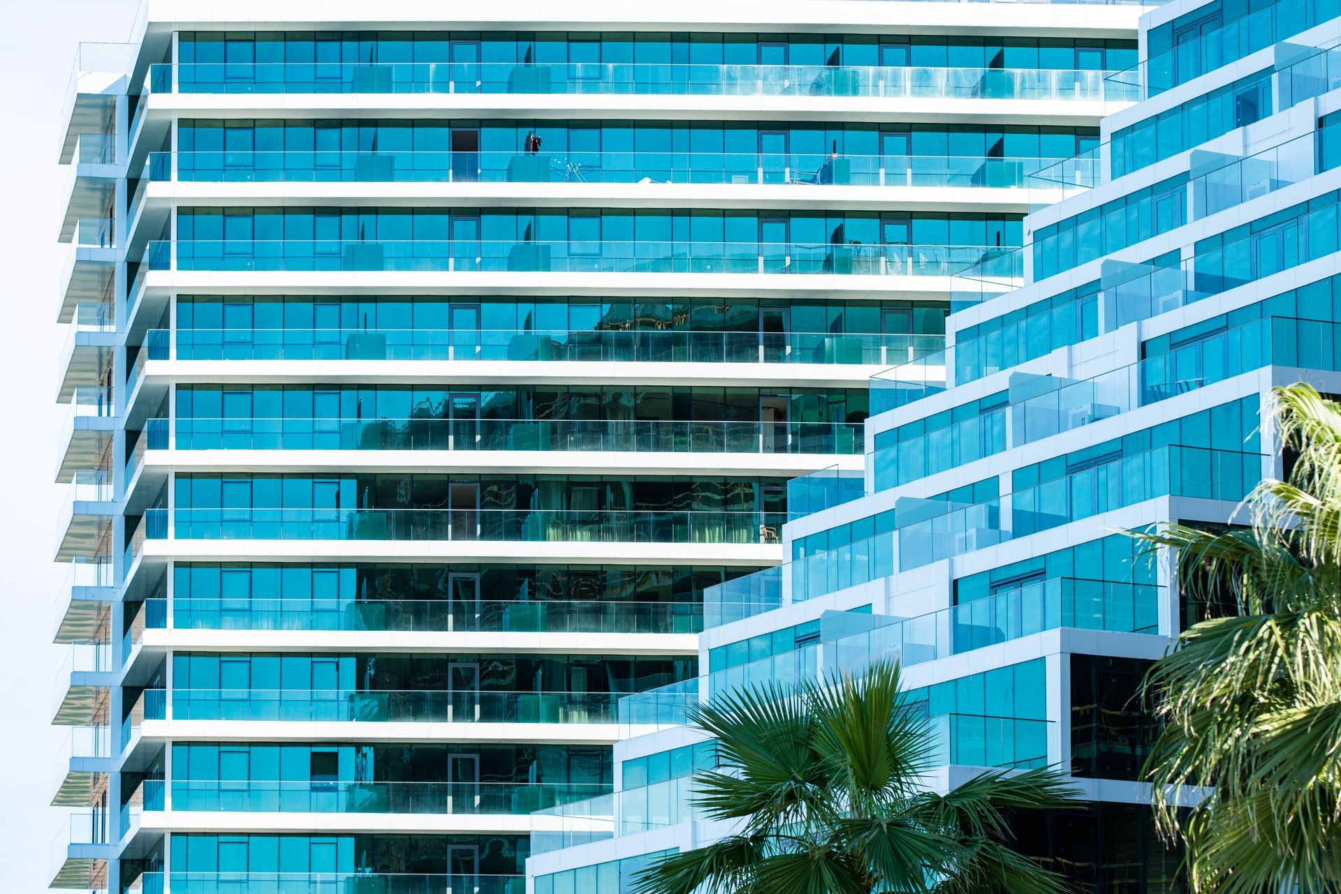Modern architectural building facade maintained by Velion Technical Services